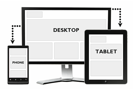 Take your desktop website to tablet to smart phone
