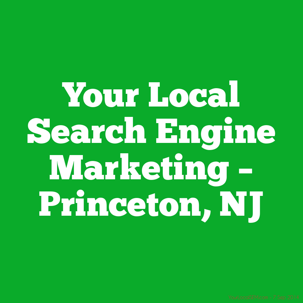 Your Local Search Engine Marketing – Princeton, NJYourLocalSEM.com