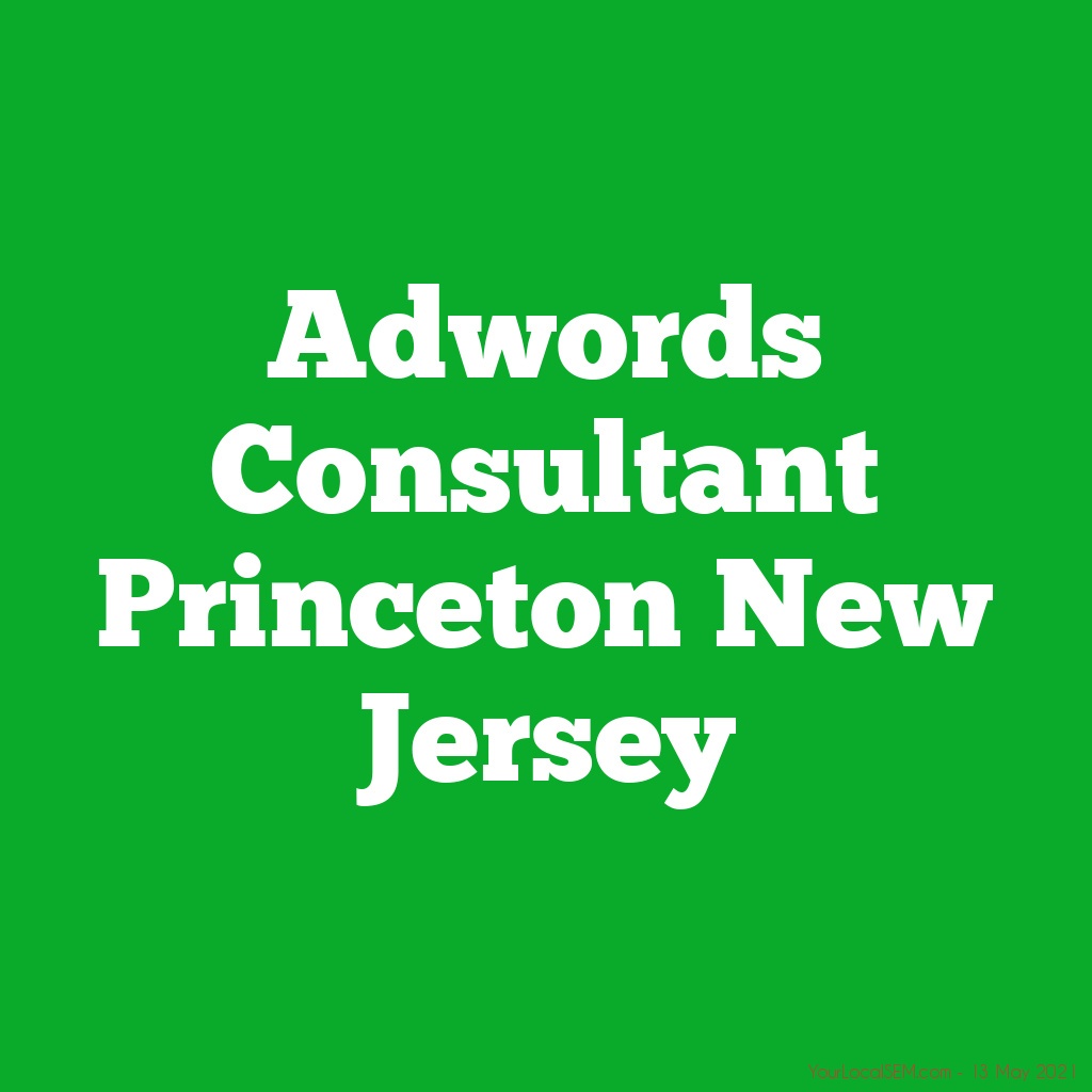 Adwords Consultant Princeton New JerseyYourLocalSEM.com