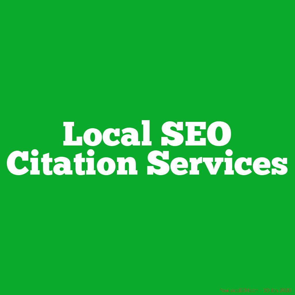 Local SEO Citation ServicesYourLocalSEM.com