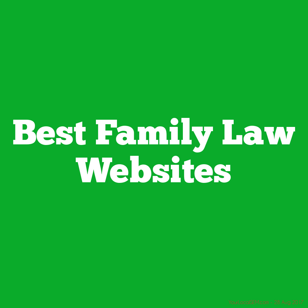 Best Family Law WebsitesYourLocalSEM.com